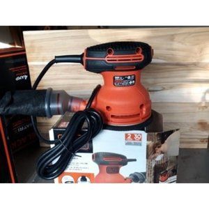 New Orbital Sander, 5 Inch, 2.0 Amp, 12000 OPM, Corded, 1 Sandpaper Sheet